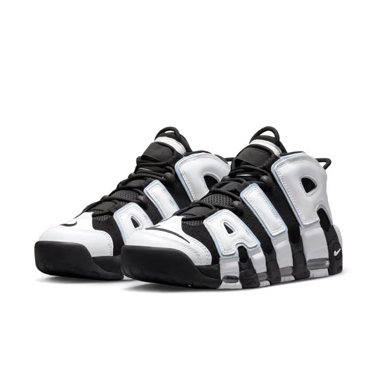 NIKE AIR MORE UPTEMPO BLACK/WHITE/BLUE