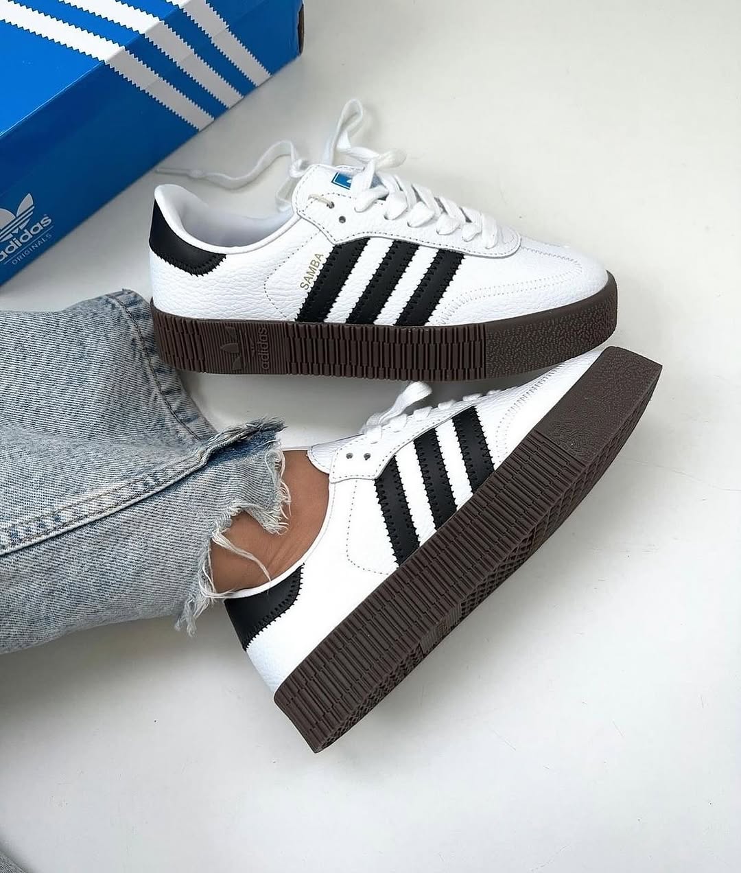 ADIDAS SAMBAROSE CLOUD WHITE