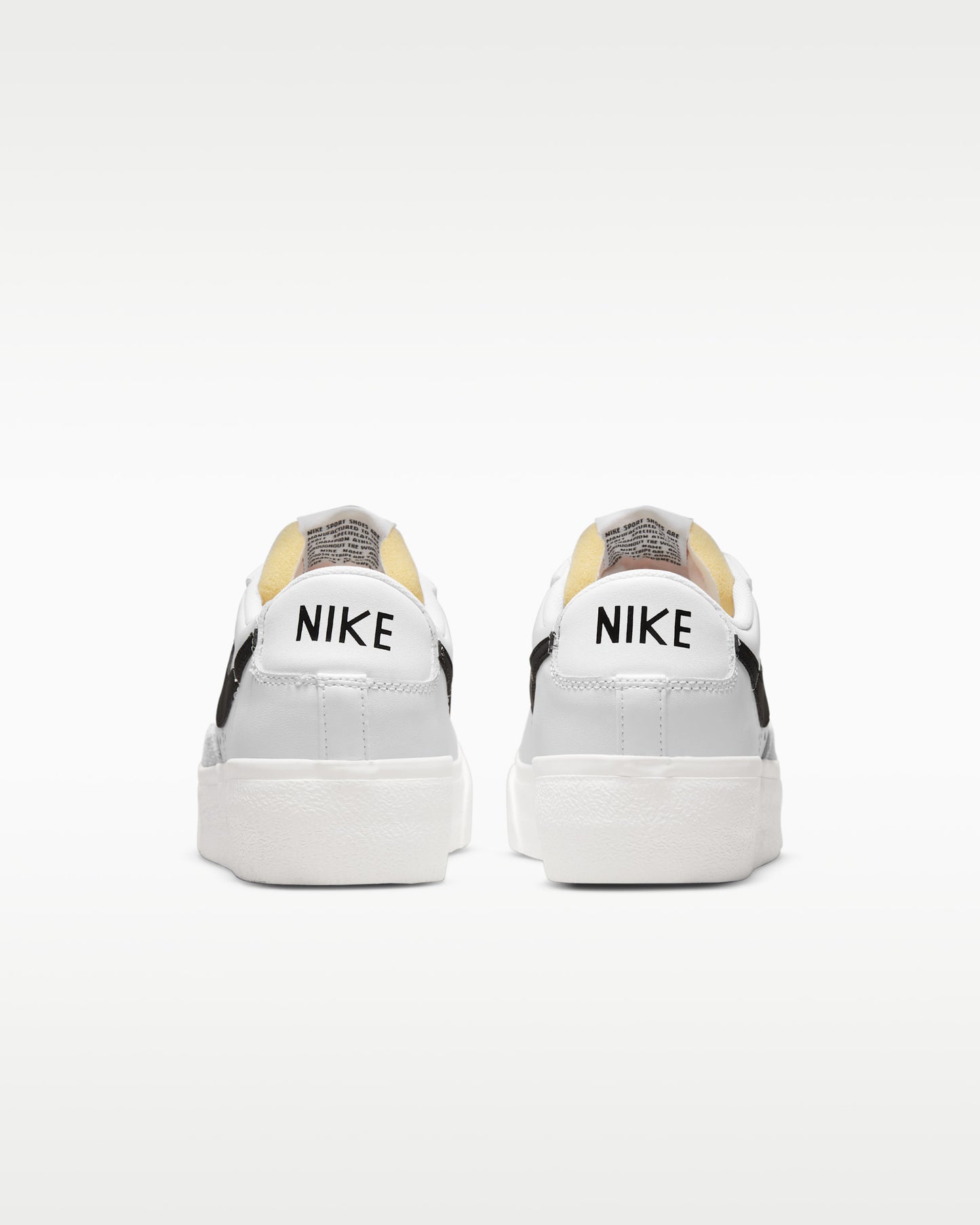 NIKE BLAZER LOW PLATFORM WHITE BLACK