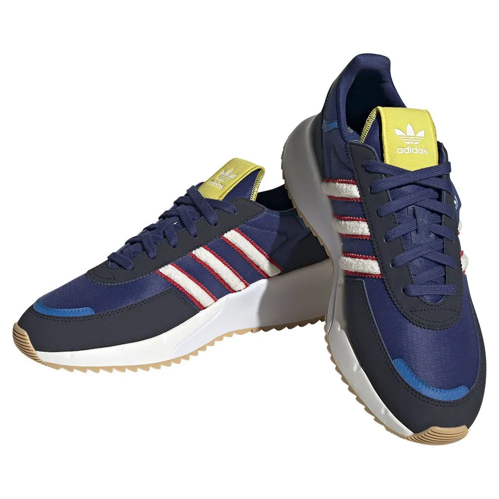 ADIDAS ORIGINAL RETROPY F2 TRAINERS BLUE
