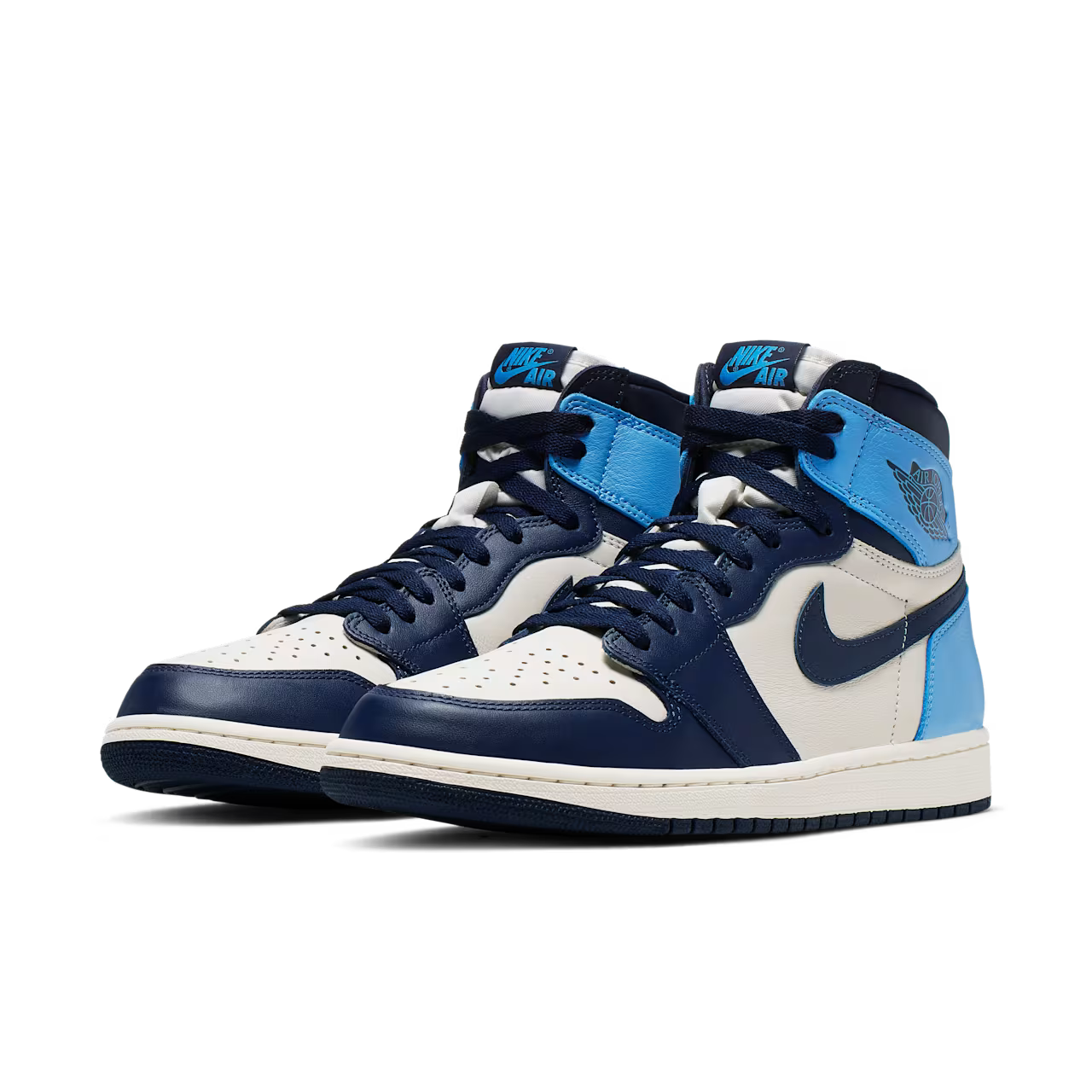 AIR JORDAN 1 RETRO HIGH OG OBSIDIAN/UNIVERSITY BLUE