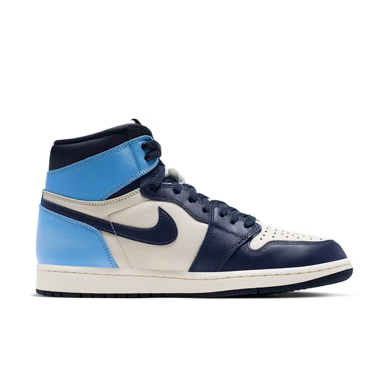 AIR JORDAN 1 RETRO HIGH OG OBSIDIAN/UNIVERSITY BLUE