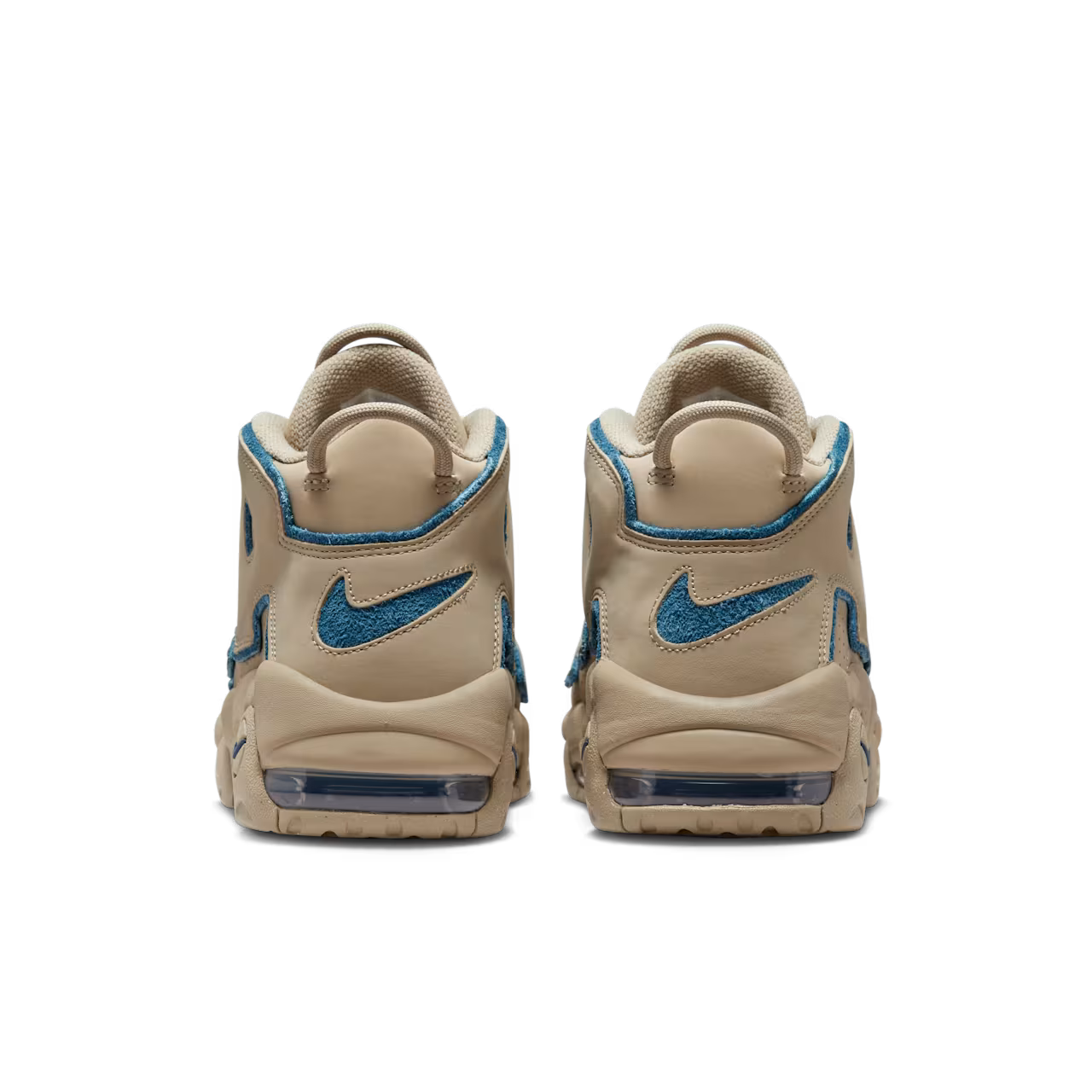 NIKE AIR MORE UPTEMPO LIMESTONE VALERIAN BLUE