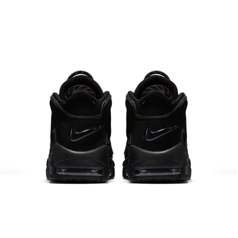 NIKE AIR MORE UPTEMPO TRIPLE BLACK REFLECTIVE