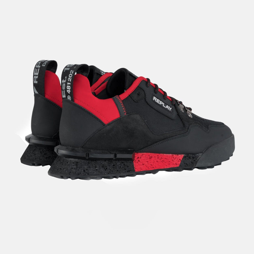 REPLAY FIELD BLACK/RED