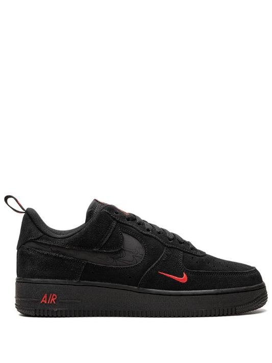 NIKE AIR FORCE 1 LOW MULT SWOOSH BLACK