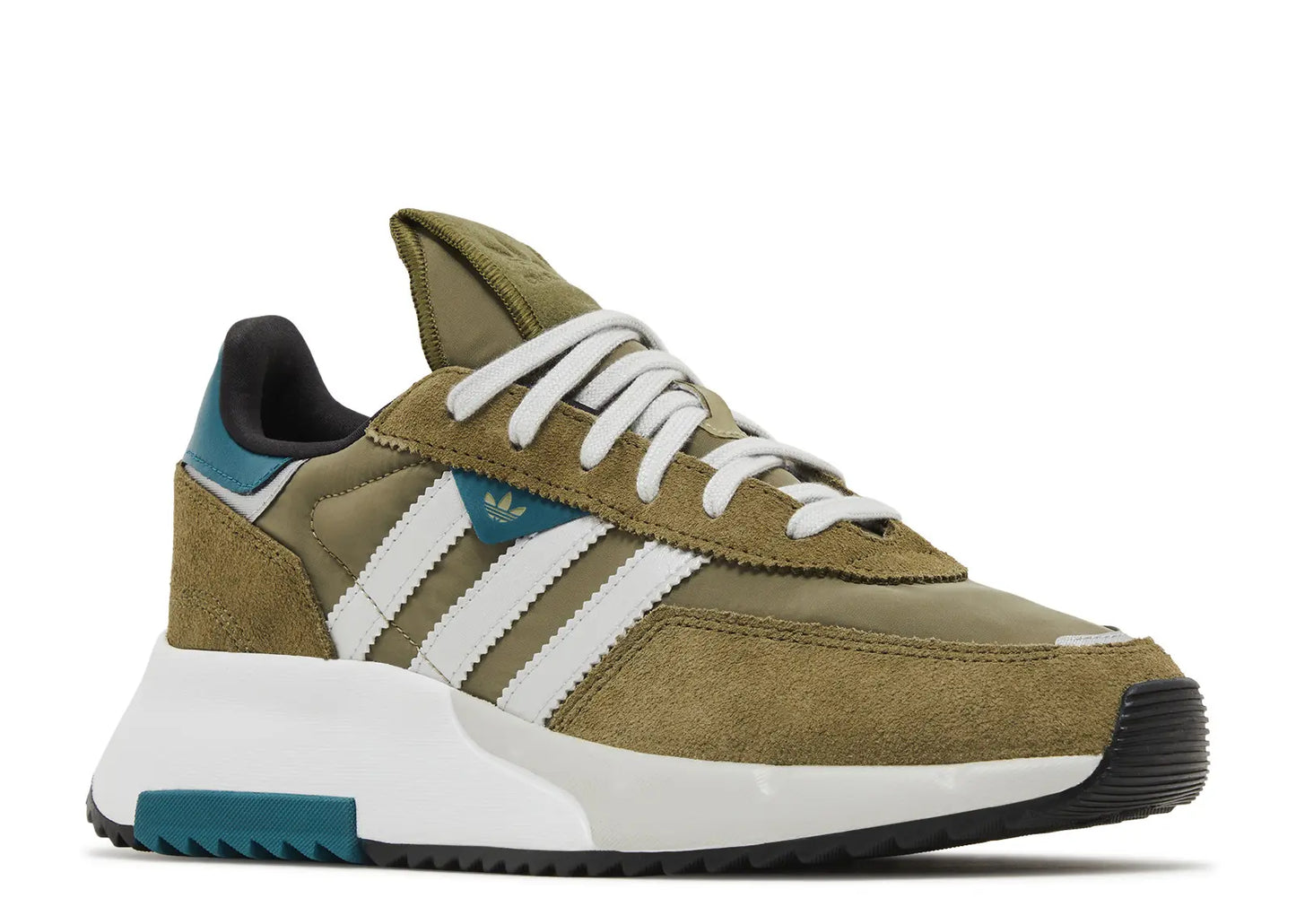 ADIDAS ORIGINAL RETROPY F2 TRAINERS GREEN