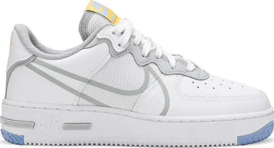 NIKE AIR FORCE 1 REACT LIGHT SMOKE GREY