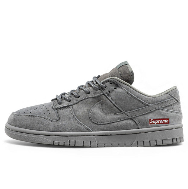 NIKE SB DUNK LOW BURGUNDY CRUSH GREY