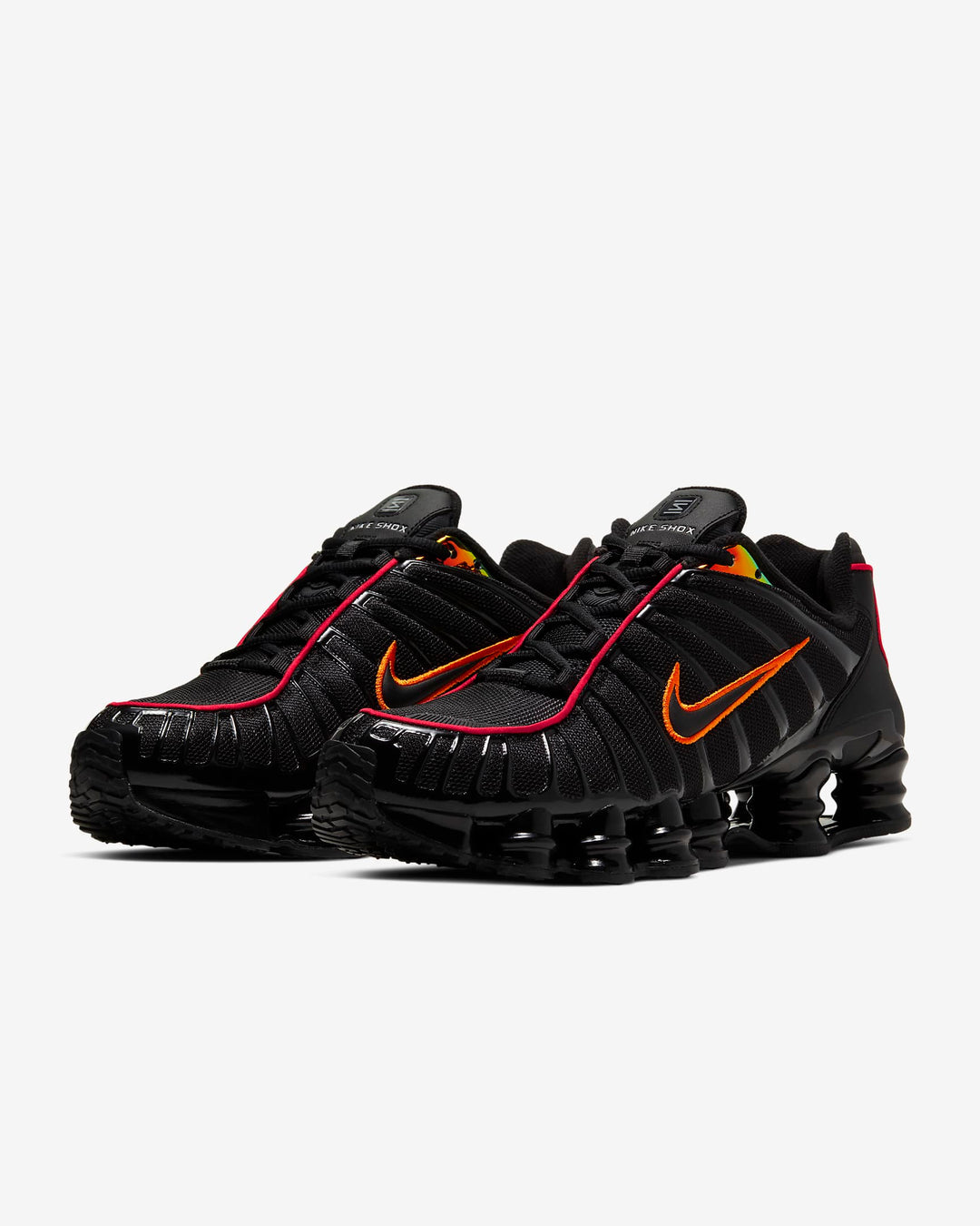 NIKE AIR MAX  SHOX TL BLACK-ORANGE