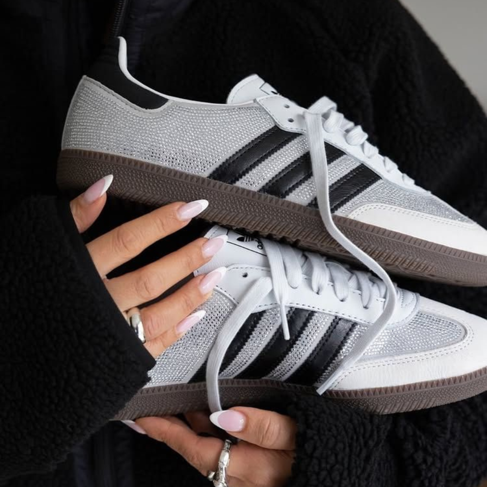 ADIDAS SAMBA RHINESTONE WHITE
