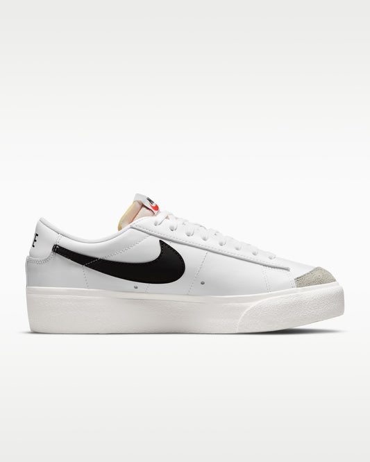 NIKE BLAZER LOW PLATFORM WHITE BLACK