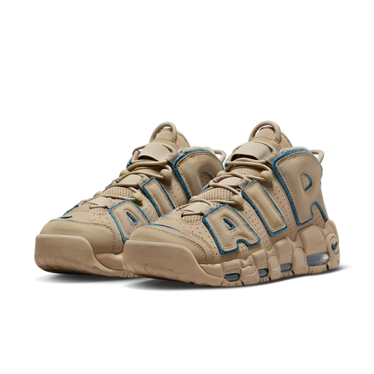 NIKE AIR MORE UPTEMPO LIMESTONE VALERIAN BLUE