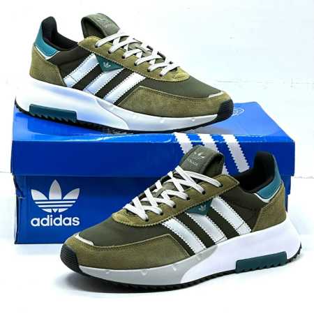 ADIDAS ORIGINAL RETROPY F2 TRAINERS GREEN