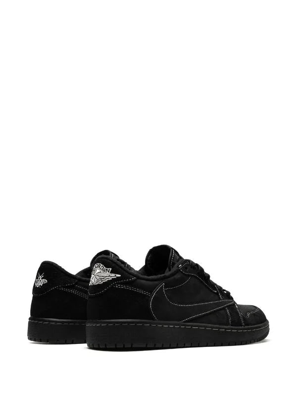 NIKE AIR JORDAN 1 x TRAVIS SCOTT | BLACK LOW SNEAKERS