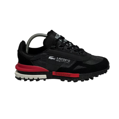 LACOSTE ELITE ACTIVE JET BLACK/RED
