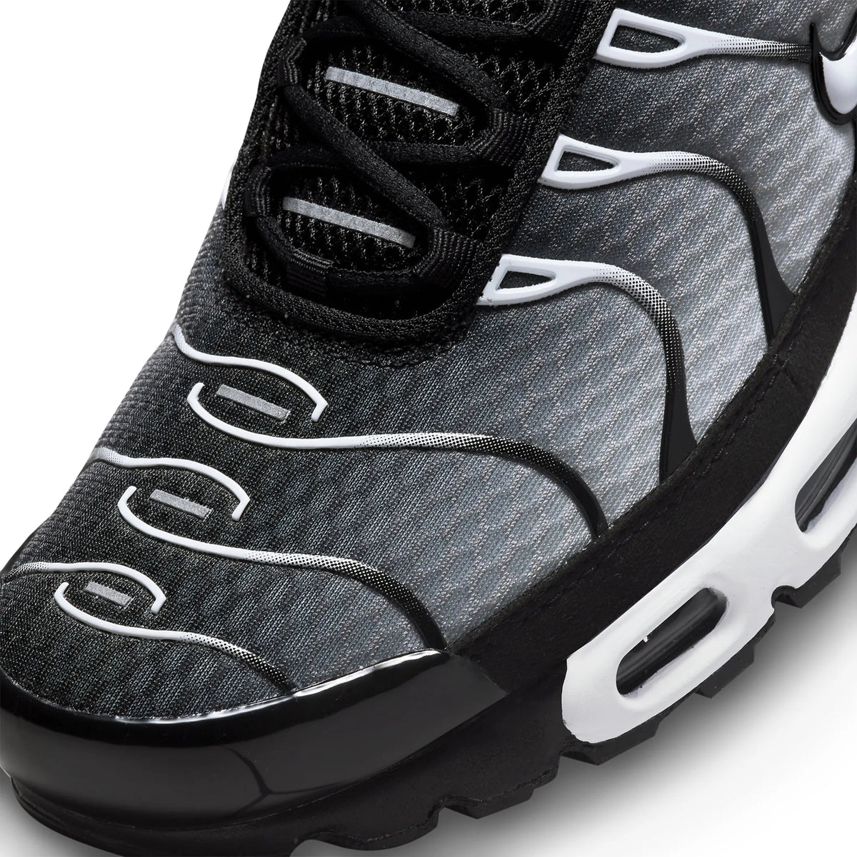 NIKE AIR MAX PLUS - TN BLACK SILVER WHITE