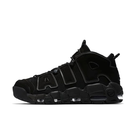 NIKE AIR MORE UPTEMPO TRIPLE BLACK REFLECTIVE