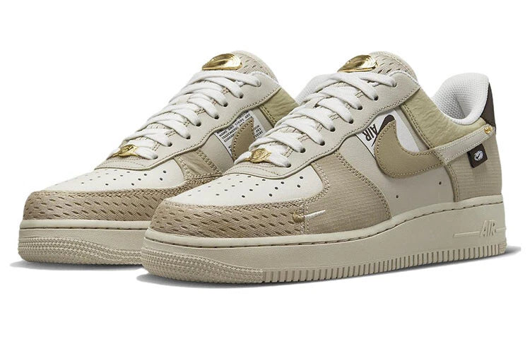 NIKE AIR FORCE 1 TAN BLING