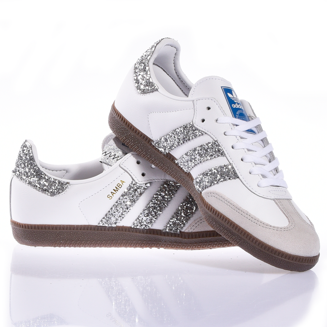 ADIDAS SAMBA GLITTER SILVER