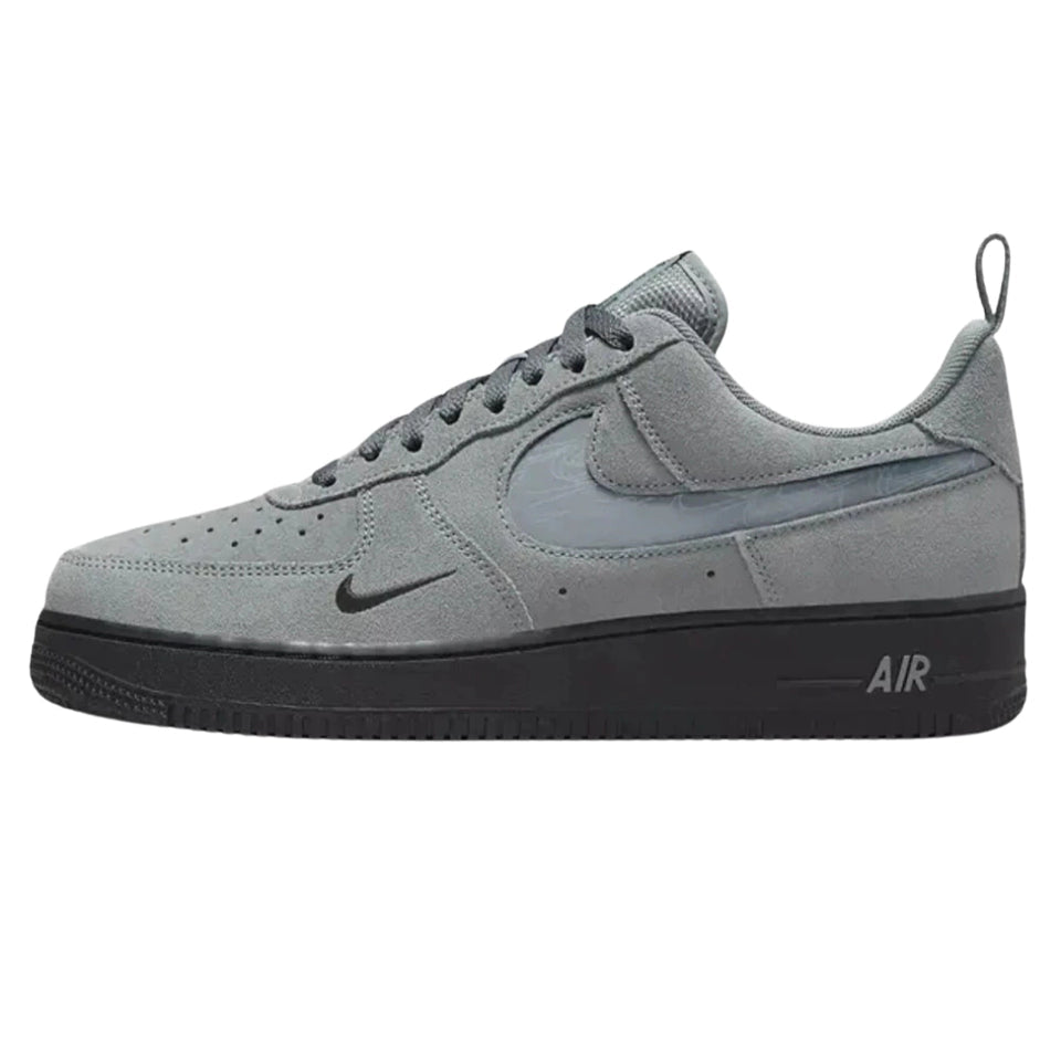 NIKE AIR FORCE 1 LOW 07 LV8 REFLECTIVE SWOOSH COOL GREY